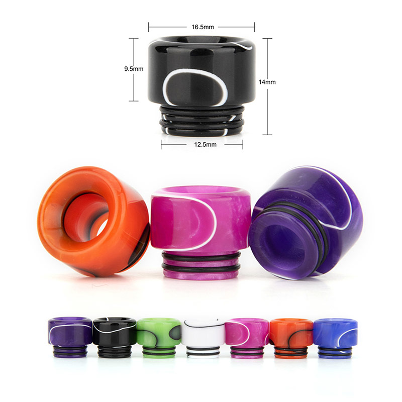 [Global-CN02] Reewape Resin 810 Drip Tip Random Color (10pcs/pack)