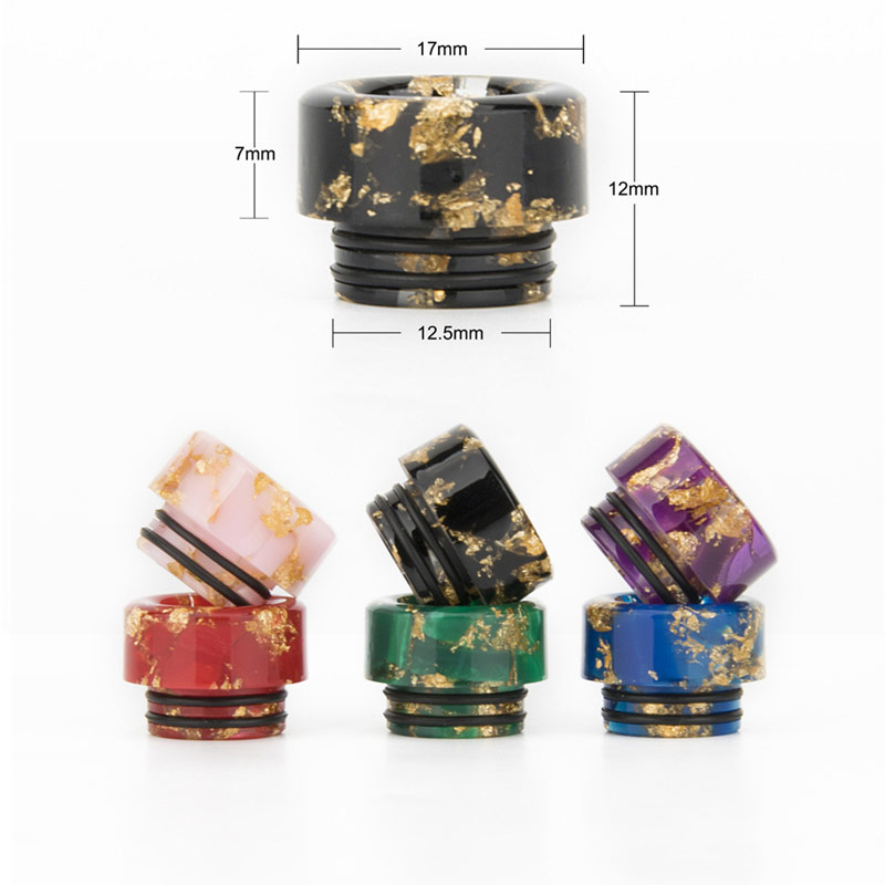 [Global-CN02] Reewape Resin 810 Drip Tip Random Color (10pcs/pack)