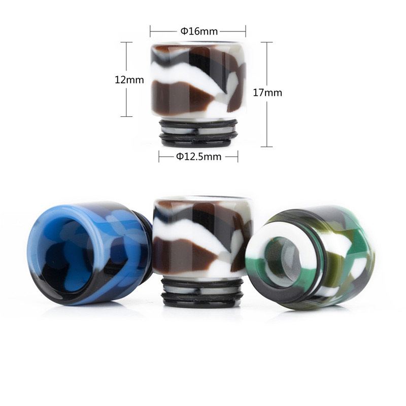 [Global-CN02] Reewape Resin 810 Drip Tip Random Color (10pcs/pack)