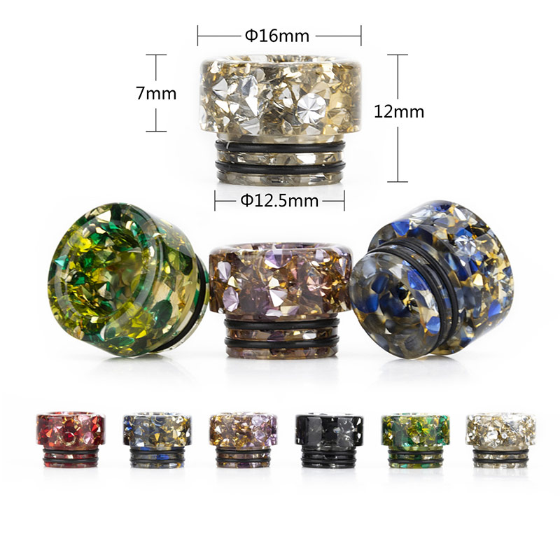 [Global-CN02] Reewape Resin 810 Drip Tip Random Color (10pcs/pack)