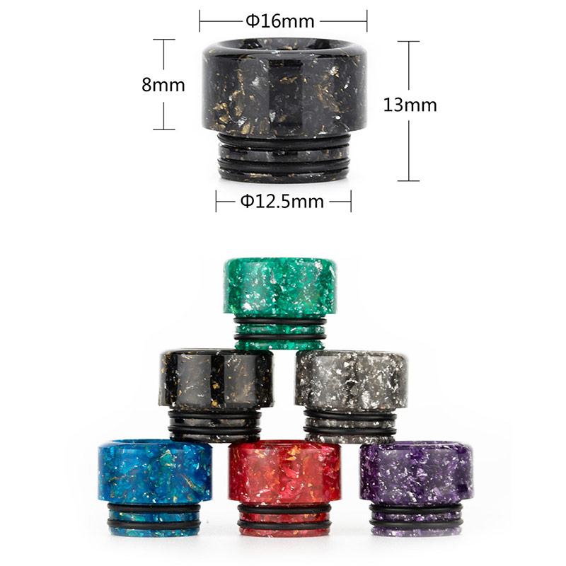[Global-CN02] Reewape Resin 810 Drip Tip Random Color (10pcs/pack)