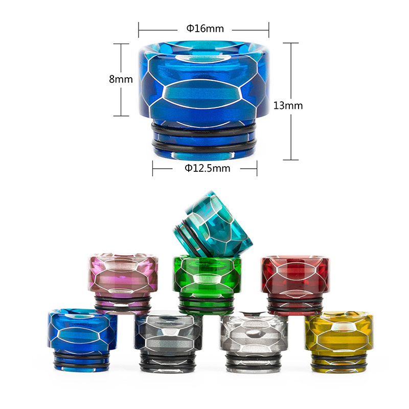 [Global-CN02] Reewape Resin 810 Drip Tip Random Color (10pcs/pack)