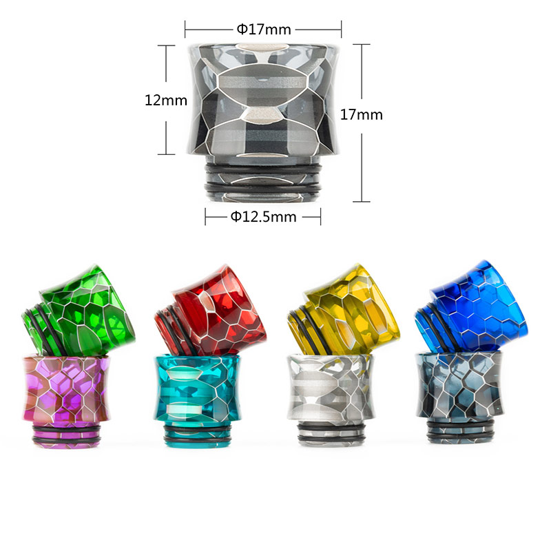 [Global-CN02] Reewape Resin 810 Drip Tip Random Color (10pcs/pack)