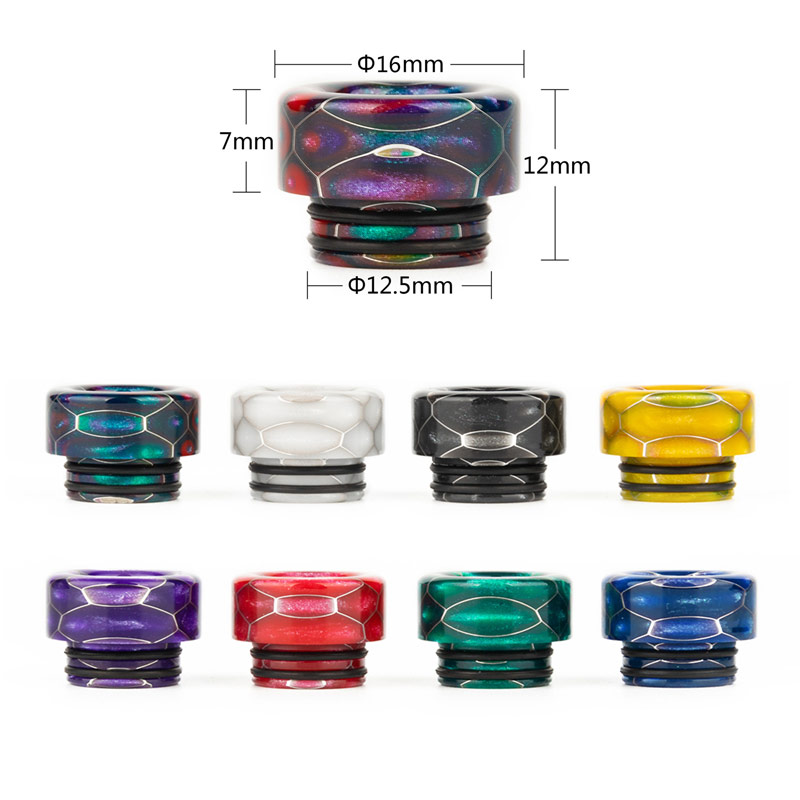 [Global-CN02] Reewape Resin 810 Drip Tip Random Color (10pcs/pack)