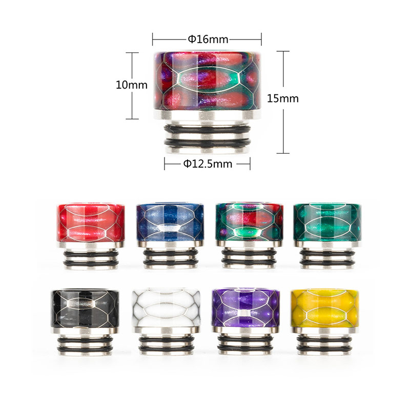 [Global-CN02] Reewape Resin 810 Drip Tip Random Color (10pcs/pack)