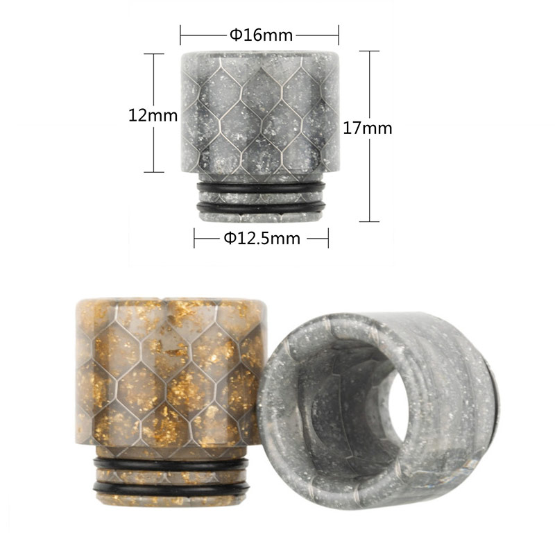 [Global-CN02] Reewape Resin 810 Drip Tip Random Color (10pcs/pack)
