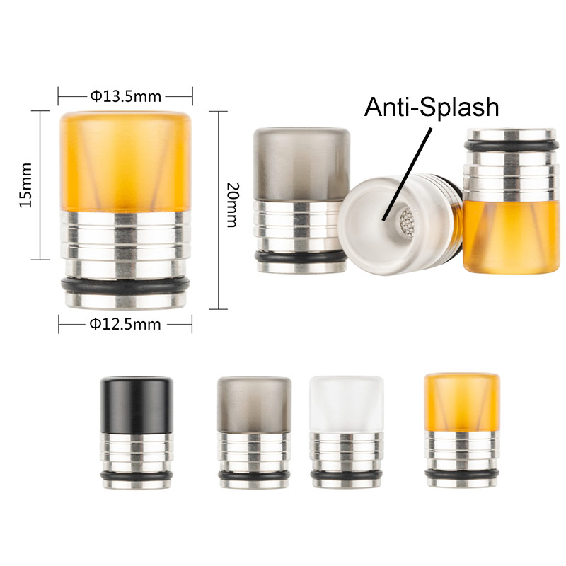 [Global-CN02] Reewape Resin 810 Drip Tip Random Color (10pcs/pack)