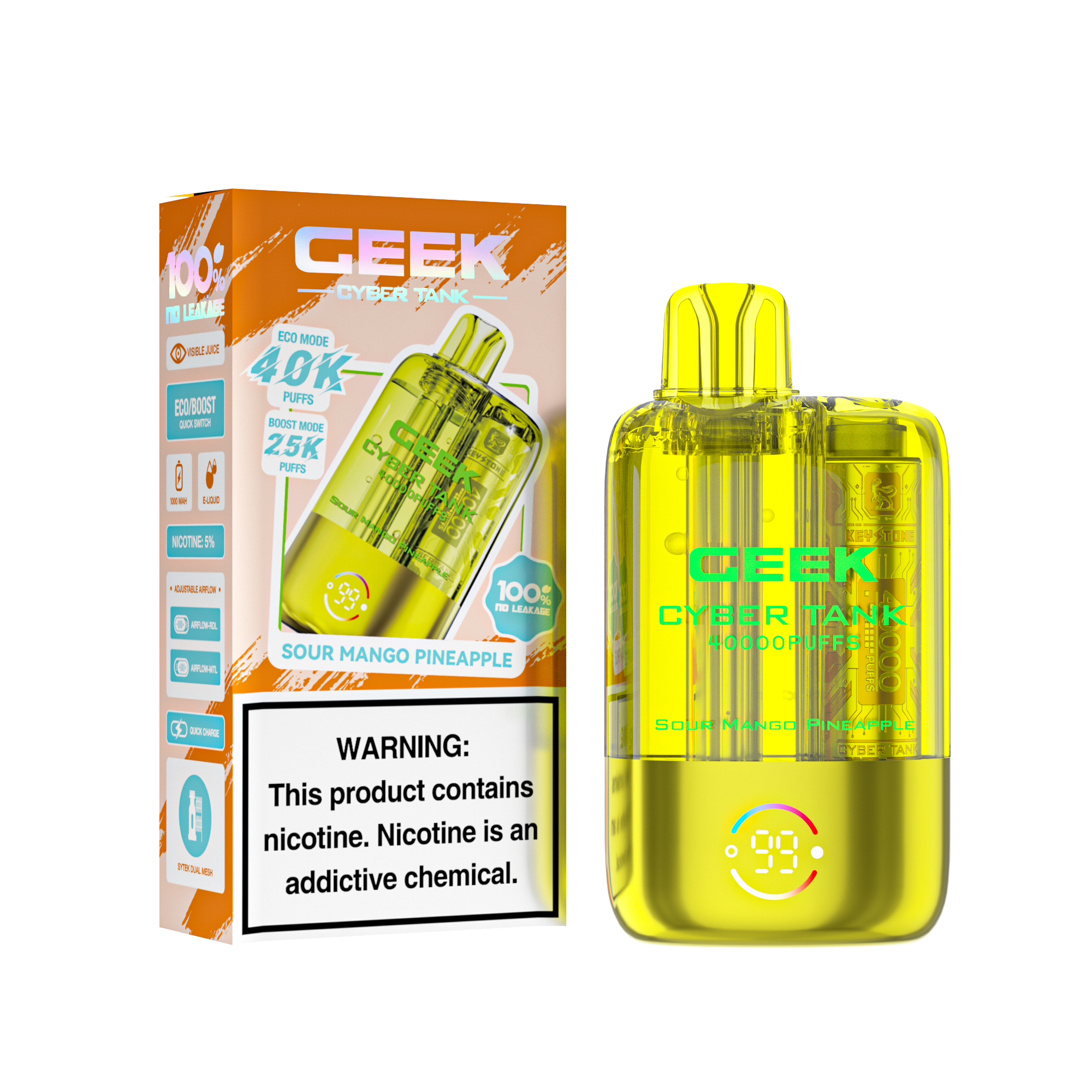 [Europe-PL01] KEYSTONE Geek Cyber Tank 40000 Kit 20ml