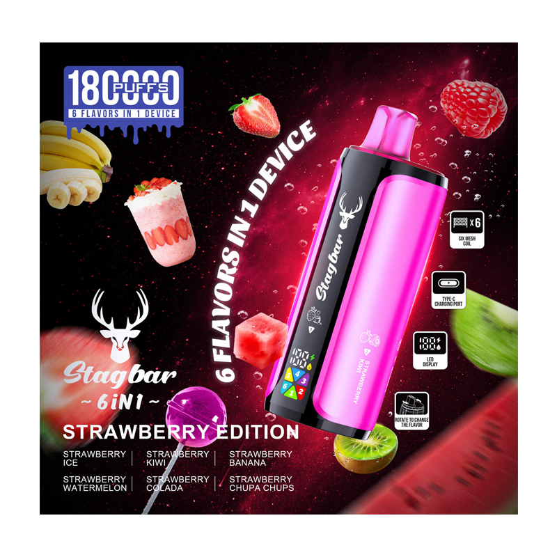 [Europe-PL01] Stagbar 6-in-1 180K Kit 6*18ml