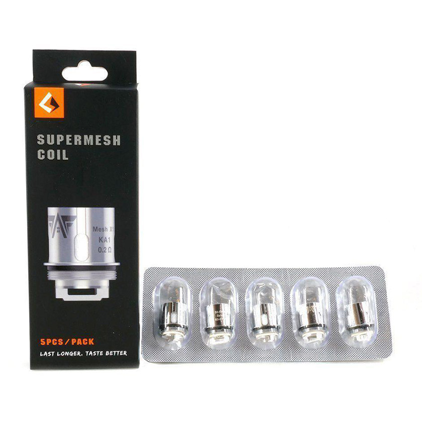 [Global-CN02] Geekvape Super Mesh Coils (0.2ohm & 0.4ohm) for Aero Mesh,Shield,Cerberus Tank Atomizer，Obelisk C Tank (5pcs/Pack)