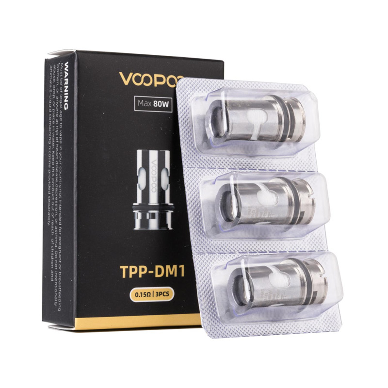 [Global-CN02] Voopoo TPP Replacement Coils for Drag 3 Kit / Drag X Plus Kit / Drag X Pro Kit / Drag S Pro Kit / Argus GT II Kit / Argus XT / Argus MT Kit (3Pcs/Pack)