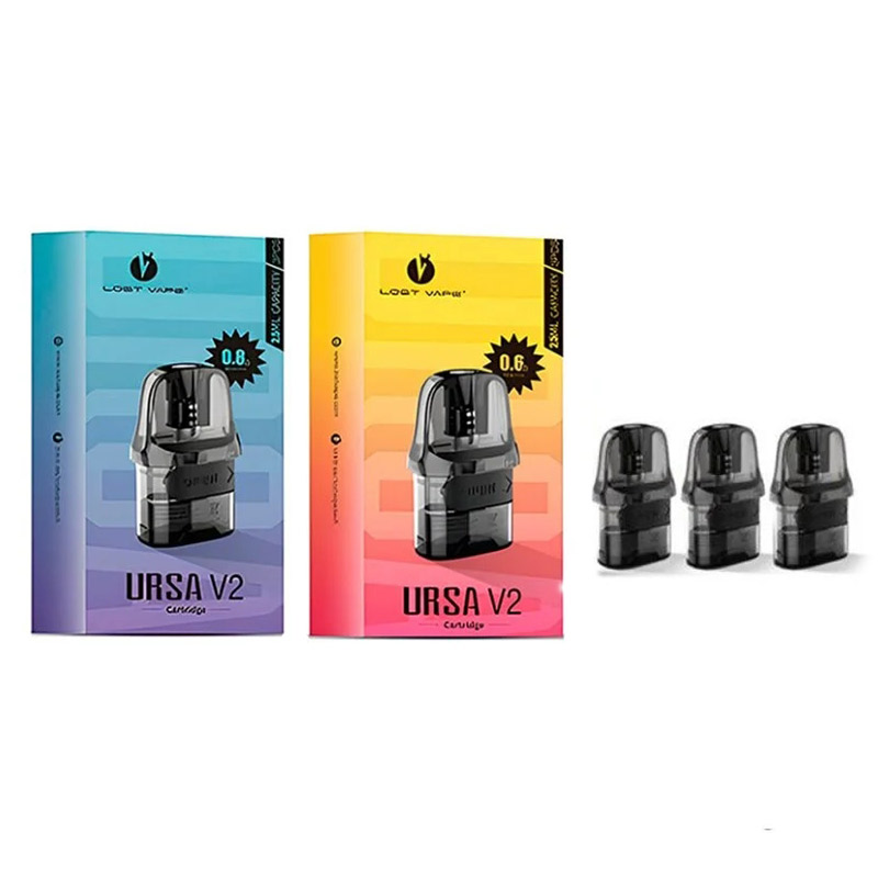 [Global-CN02] Lost Vape Ursa V2 Pod Cartridge for Ursa Nano /Ursa Nano 2 / Ursa Nano 3/ Ursa Nano Pro/Ursa Nano Air/ Ursa Nano S 2/Ursa Baby / Ursa Baby 2 /Ursa Baby 3/ Ursa Baby Pro / Ursa Pro /Ursa S /Ursa Nano Air / Ursa Pocket/Ursa Cap / E