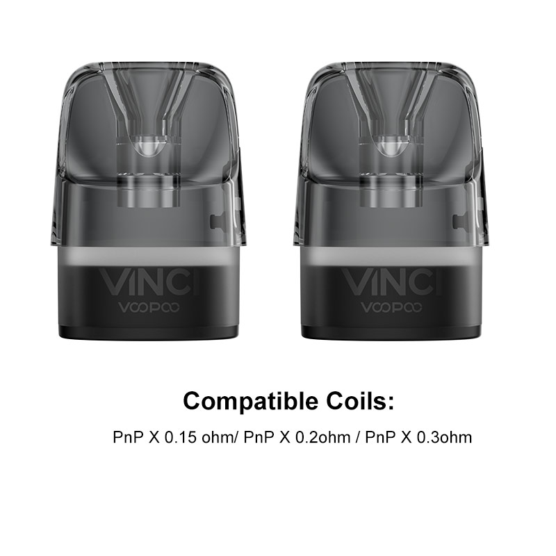 [Global-CN02] VOOPOO Empty VINCI PNP X Cartridge for VINCI E120 Kit 5ml (2pcs/pack)