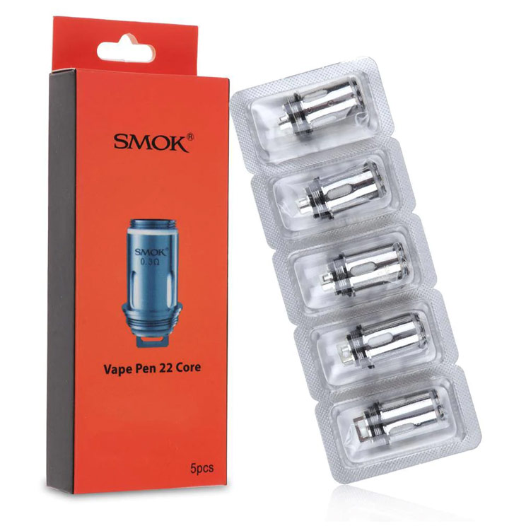 [Global-CN02] Smok Vape Pen Coils for Smok Vape Pen 22 Kit, Vape Pen Tank, Vape Pen Plus Kit, Vape Pen V2 Kit(5pcs/Pack)