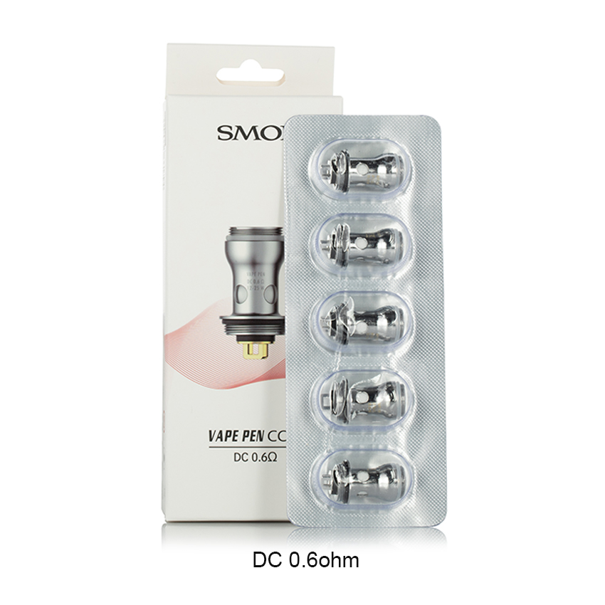 [Global-CN02] Smok Vape Pen Coils for Smok Vape Pen 22 Kit, Vape Pen Tank, Vape Pen Plus Kit, Vape Pen V2 Kit(5pcs/Pack)