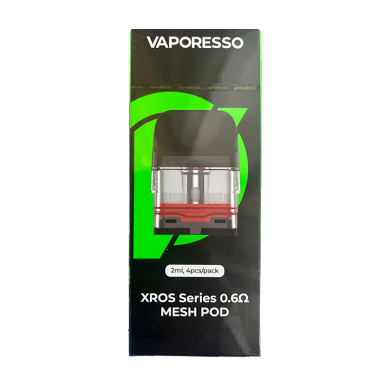 [Global-CN02] Vaporesso Xros Series Pod Cartridge for Xros / Xros 2 / Xros Mini / Xros 3 / Xros 3 Mini / Xros Nano / Xros 3 Nano / Xros Pro / Xros Cube / XROS 4 / XROS 4 Mini/ Xros 4 Nano/Xros 5/Xros 5 MINI Kit 2ml / 3ml (4pcs/pack)