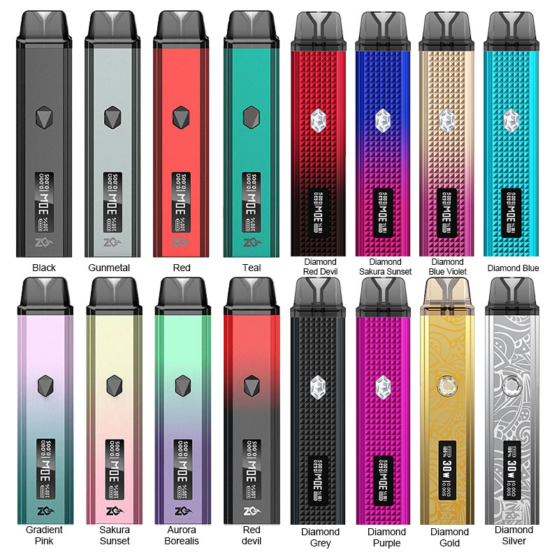 [Global-CN02][Pre-order] ZQ Xtal Pro Pod System Kit 1000mAh 3ml