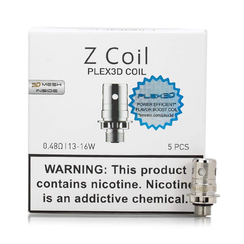 [Global-CN02] Innokin Zenith Plexus Z Replacement Coils for Zenith Tank/Zenith Pro Tank/Z-blip/ Kroma-Z/Zlide/Go Z Tank/Zenith II Tank/GO Z+ Tank/Coolfire Z50/Z60/Z80 Kit (5pcs/pack)