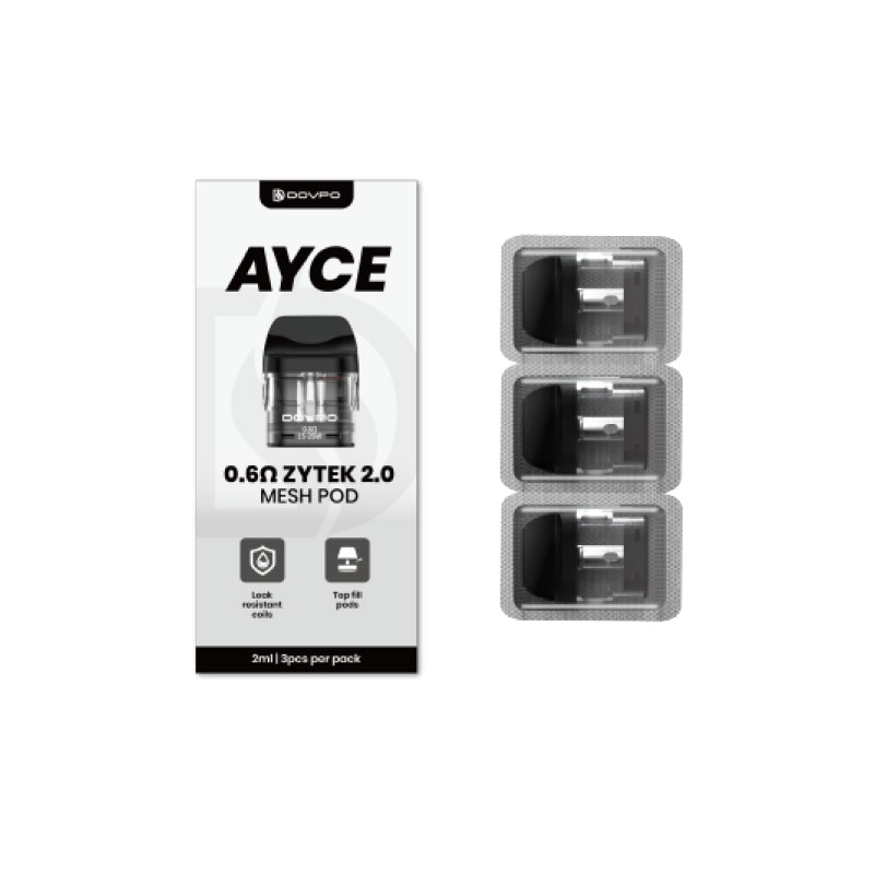 [Global-CN02] Dovpo Ayce ZYTEK 2.0 Mesh Pod Cartridge 3pcs/pack