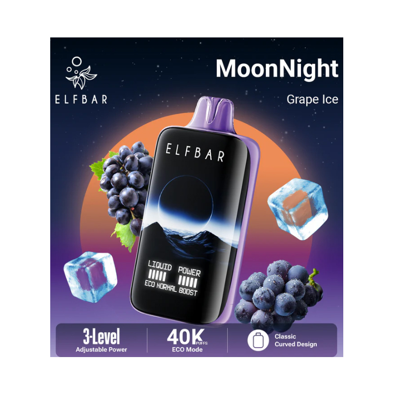 [Europe-PL01][Wholesale] ELFBAR Moon Night 40000 Kit 23ml Free Shipping