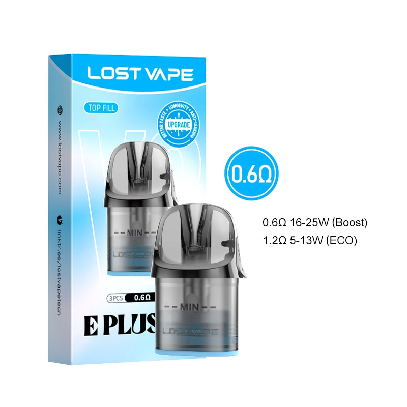 [Global-CN02][Pre-order] Lost Vape E-Plus V2 DM(Dual Mesh) Top Fill Cartridge 