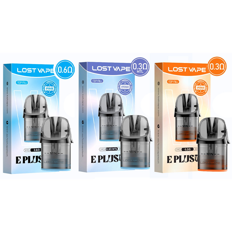 [Global-CN02][Pre-order] Lost Vape E-Plus V2 DM(Dual Mesh) Top Fill Cartridge 