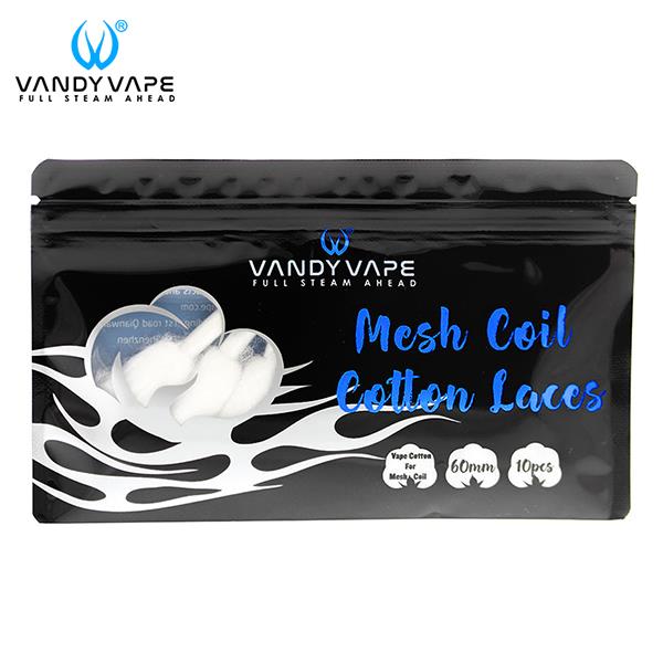Authentic Vandyvape Vape Cotton Lace Shoelace Wicks x 10