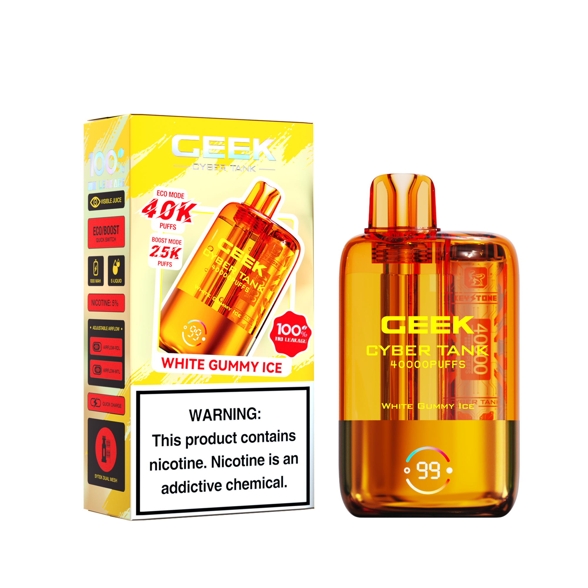 [Europe-PL01] KEYSTONE Geek Cyber Tank 40000 Kit 20ml