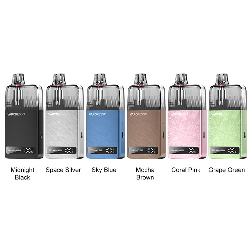 [Global-CN02][Pre-order] Vaporesso Eco Nano Plus Pod System Kit 1400mAh 10ml