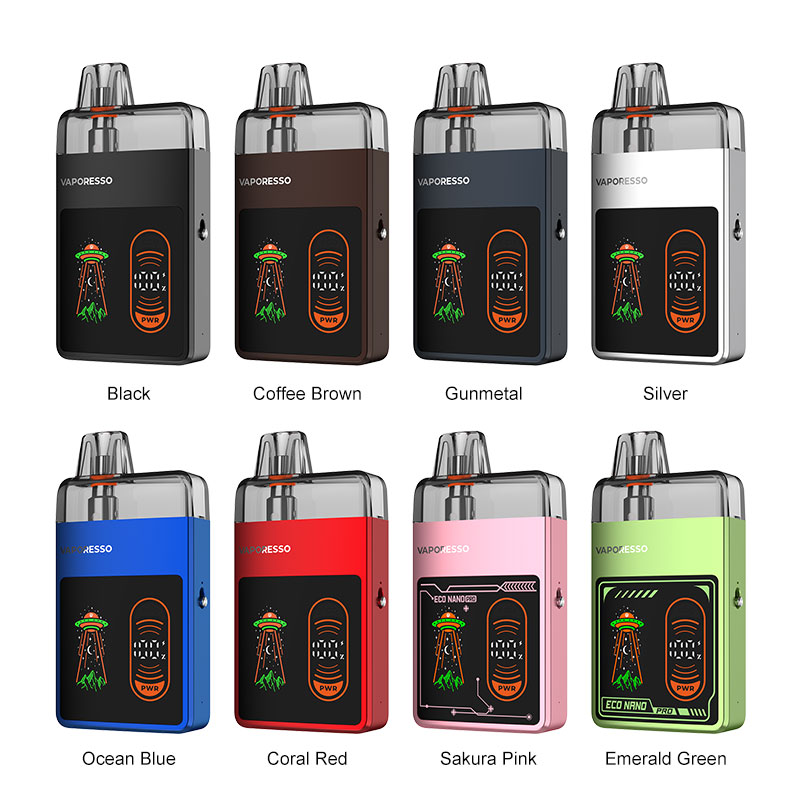 [Global-CN02][Clearance] Vaporesso ECO Nano Pro Pod System Kit 1000mAh 6ml