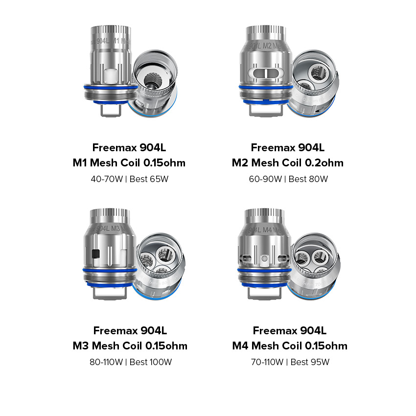 [Global-CN02] Freemax 904L M Mesh Coil for M Pro 2,M Pro,Fireluke,Fireluke Pro,Mesh Pro Tank,Maxus Pro Tank，M Pro 3 Tank (3pcs/pack)