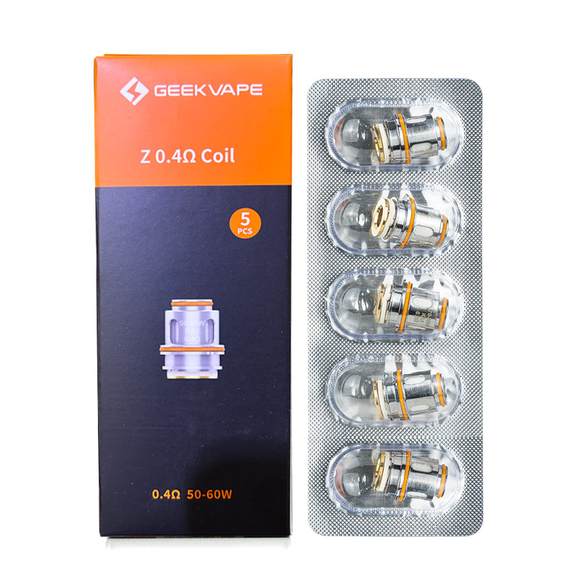 [Global-CN02] Geekvape Z Series Coil For Z (Zeus) Sub Ohm Tank,Obelisk Tank,Obelisk 120FC kit,Obelisk 200 kit,Z Sub Ohm 2021 Tank,Z Sub Ohm SE Tank,Z Fli Tank / Aegis Legend III Kit (5pcs/pack)