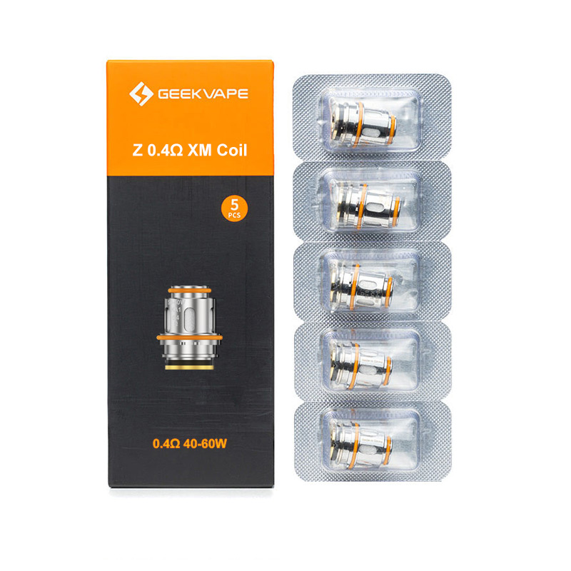 [Global-CN02] Geekvape Z Series Coil For Z (Zeus) Sub Ohm Tank,Obelisk Tank,Obelisk 120FC kit,Obelisk 200 kit,Z Sub Ohm 2021 Tank,Z Sub Ohm SE Tank,Z Fli Tank / Aegis Legend III Kit (5pcs/pack)