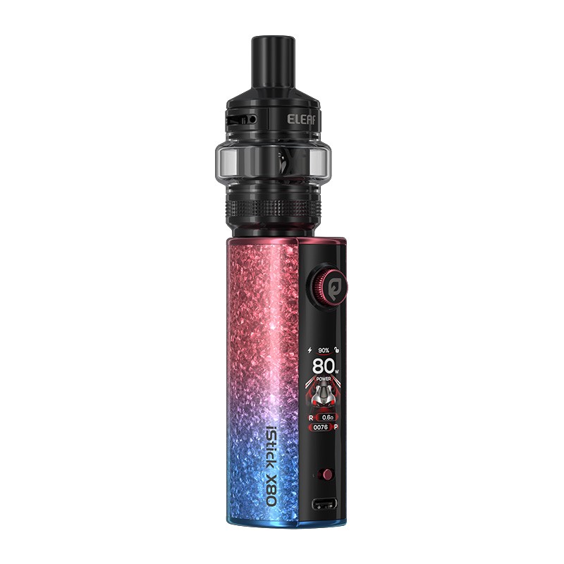 [Global-CN02][Pre-order] Eleaf iStick X80 Mod Kit with Melo X Tank Atomizer 3200mAh 5ml