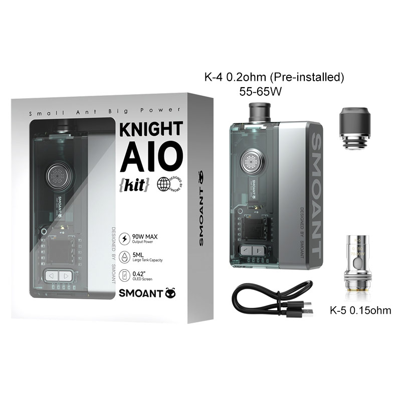 [Global-CN02][Pre-order] Smoant Knight AIO Boro Kit 90W 5ml