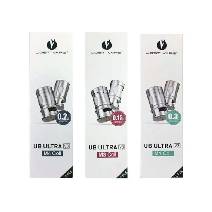 [Global-CN02] Lost Vape UB Ultra V3 Replacement Coil for Centaurus Q80 Kit / UB Ultra Empty Catridge (5pcs/pack)