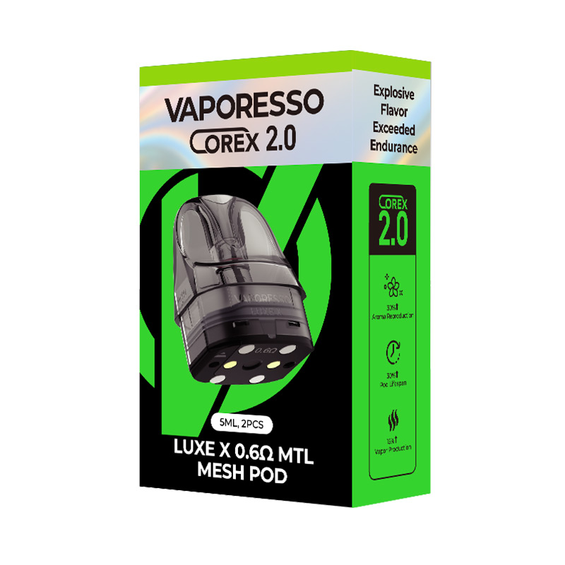 [Global-CN02][New] Vaporesso LUXE X / LUXE XR / LUXE XR Max / LUXE X PRO / LUXE X2 Pod Cartridge 5ml (2pcs/pack)