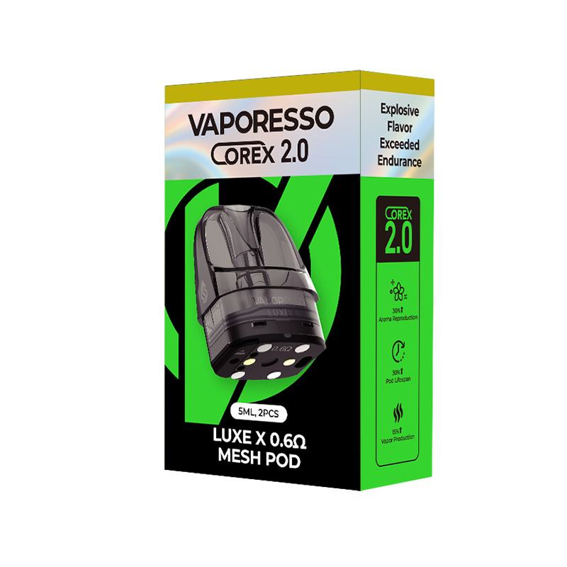 [Global-CN02][New] Vaporesso LUXE X / LUXE XR / LUXE XR Max / LUXE X PRO / LUXE X2 Pod Cartridge 5ml (2pcs/pack)