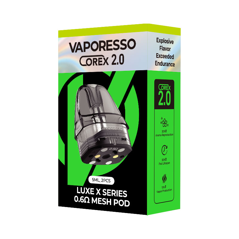 [Global-CN02][New] Vaporesso LUXE X / LUXE XR / LUXE XR Max / LUXE X PRO / LUXE X2 Pod Cartridge 5ml (2pcs/pack)