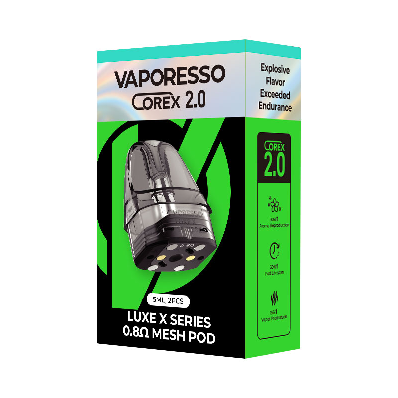 [Global-CN02][New] Vaporesso LUXE X / LUXE XR / LUXE XR Max / LUXE X PRO / LUXE X2 Pod Cartridge 5ml (2pcs/pack)