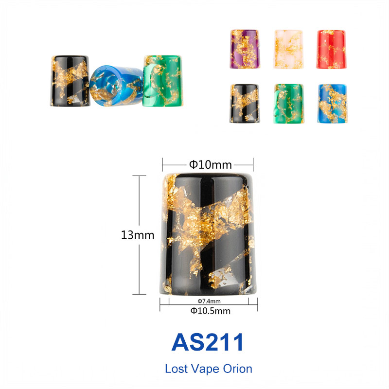 [Global-CN02] Reewape Resin Drip Tip Random Color (10pcs/pack)