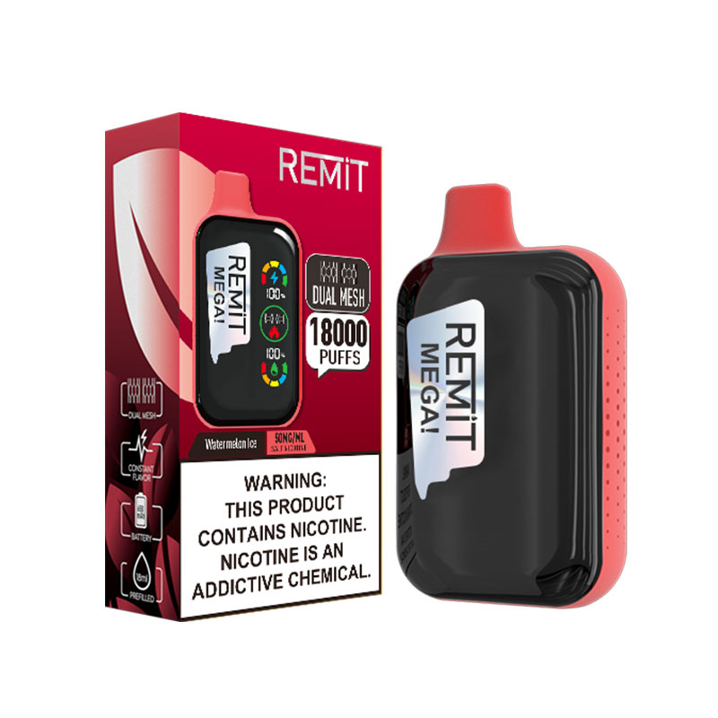 [Global-CN03] REMIT MEGA 18000 puffs Rechargeable DPS Kit 650mAh 18ml