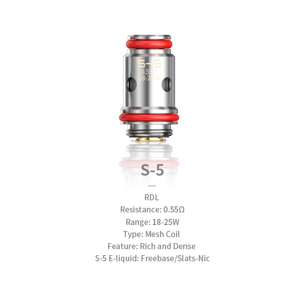 [Global-CN02][Clearance] Smoant S Series Coil for Santi Kit / Knight 40 Kit / Charon Baby Plus Kit / Charon T50 Kit / Pasito Pro Kit (3pcs/Pack)