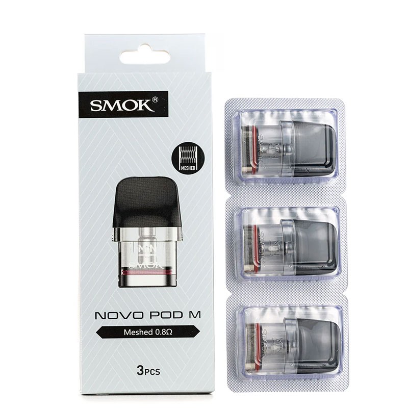 [Global-CN02] SMOK Novo Pod Cartridge for SMOK Novo, Novo 2, Novo 2s, Novo 2X, Novo 3, Novo ECO/SE/Pro, Novo Master/Master Box, Novo GT /GT Box, Propod GT,Novo Classy Kit 3ml/2ml (3pcs/pack)