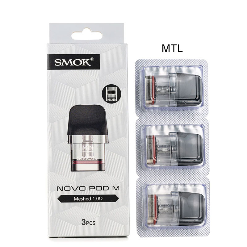 [Global-CN02] SMOK Novo Pod Cartridge for SMOK Novo, Novo 2, Novo 2s, Novo 2X, Novo 3, Novo ECO/SE/Pro, Novo Master/Master Box, Novo GT /GT Box, Propod GT,Novo Classy Kit 3ml/2ml (3pcs/pack)