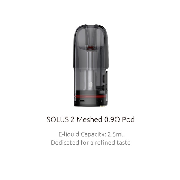 [Global-CN02] SMOK Solus / Solus 2 / Solus G-Box / Solus G / Solus GT / Solus GT Box Pod Cartridge 2ml / 2.5ml / 3ml (3pcs/Pack)