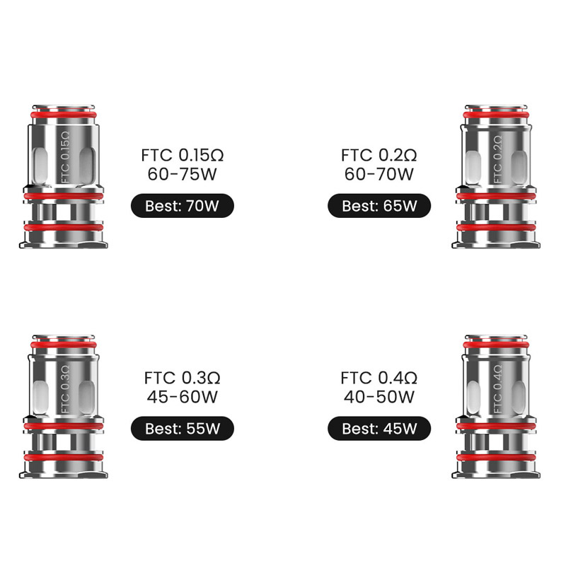 [Global-CN02][Pre-order] Fumytech FTC Series Coil for Gotank, Dragon Ball Tank (4pcs/pack)