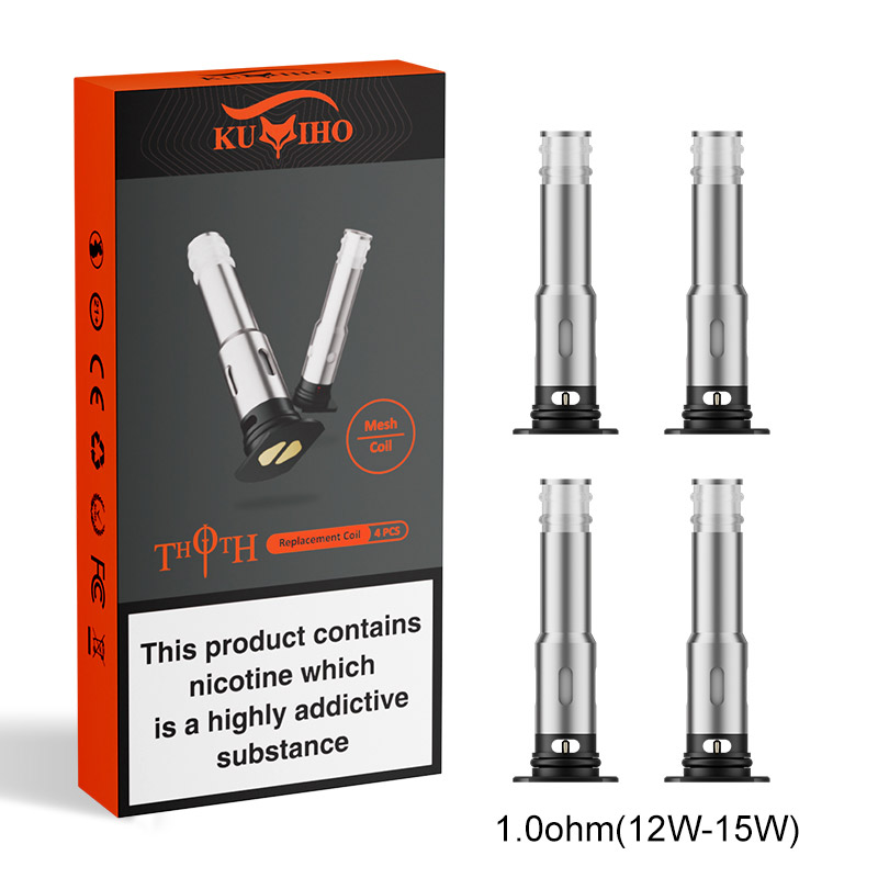 [Global-CN02] Kumiho THOTH Ersatzspulen für THOTH T, THOTH T PRO, THOTH G, THOTH C, THOTH S (4 Stück/Packung)-CigBest DE