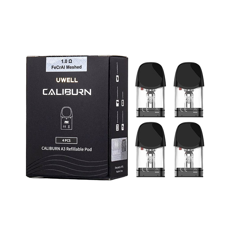 [Global-CN02] Uwell Caliburn A3 / Caliburn AK3 / Caliburn A3S / AZ3 / AZ3 Grace / Pod Cartridge 2ml (4pcs/pack)
