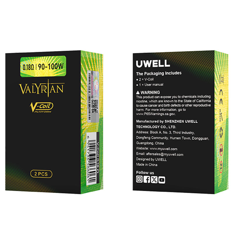[Global-CN02] Uwell V-Coil Platform for for Valyrian 2 Tank, Valyrian 2 Pro Tank,Valyrian 3 Tank,Valyrian 4 Tank 